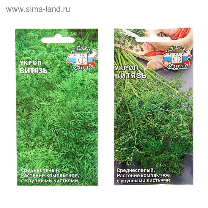 Семена Укроп "Витязь", 2 г. - Фото 1