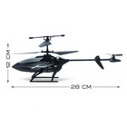 Вертолёт радиоуправляемый «Эксперт», работает от аккумулятора, цвет чёрный - Фото 2