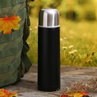 Термос "Гильза" с кружкой, 500 мл, 7х24 см, черный - Фото 1