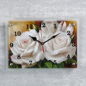 Часы настенные, серия: Цветы, "Цветы", 25х35 см