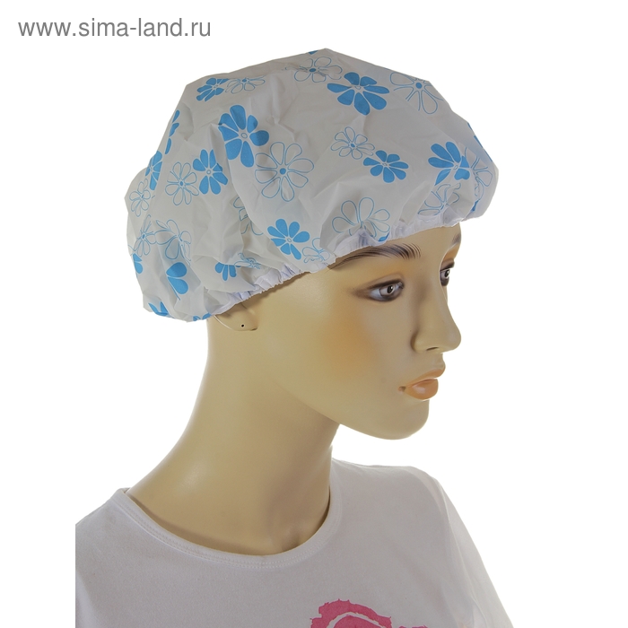 Шапочка для душа, цвета МИКС - Фото 1