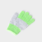 Мочалка-перчатка массажная Доляна, 14×18 см, полосатая, цвет МИКС - Фото 10