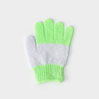 Мочалка-перчатка массажная Доляна, 14×18 см, полосатая, цвет МИКС - Фото 11