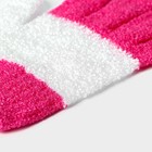 Мочалка-перчатка массажная Доляна, 14×18 см, полосатая, МИКС - Фото 3