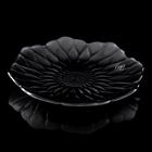 Тарелка "Лотос" чёрная, 24 × 24 × 3 см - Фото 1