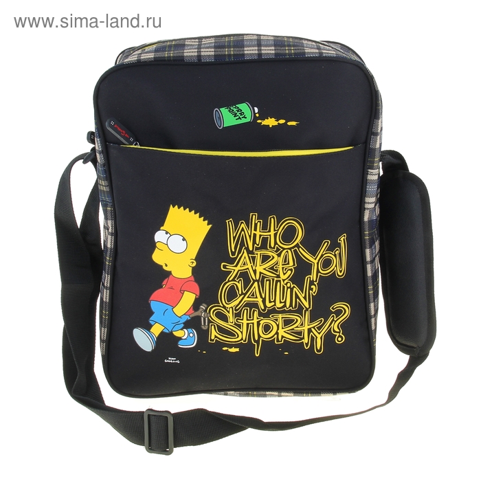 Сумка молодёжная The Simpsons 37х29х11 см школьная - Фото 1