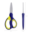 Ножницы детские 15 см, ErichKrause Combi, ручки с резиновыми вставками, с закруглёнными концами лезвий, МИКС - Фото 11