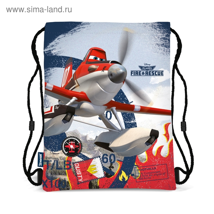 Мешок для обуви Planes 43*34см - Фото 1