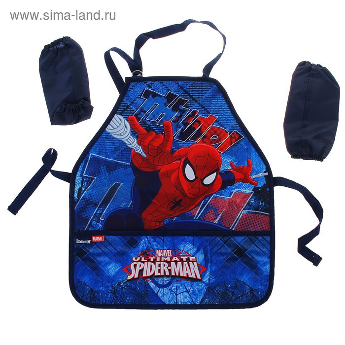 Фартук для труда для мальчика Disney Spiderman 510*440 + нарукавник - Фото 1