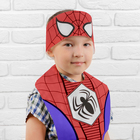 Карнавальный костюм, раскраска "Человек-паутинка", фартук + восковые карандаши 6 цв - Фото 2