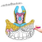 Маскарадный костюм-раскраска "Принцесса" и восковые карандаши - Фото 3