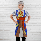 Карнавальный костюм, раскраска "Храбрый пират", фартук + восковые карандаши 6 цв - Фото 1
