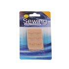 Застёжка для бюстгальтера, 3 крючка, 2 ряда, цвет МИКС - Фото 1