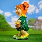 Садовая фигура "Гном девочка с цветами" большая 30х29х58см МИКС - Фото 8