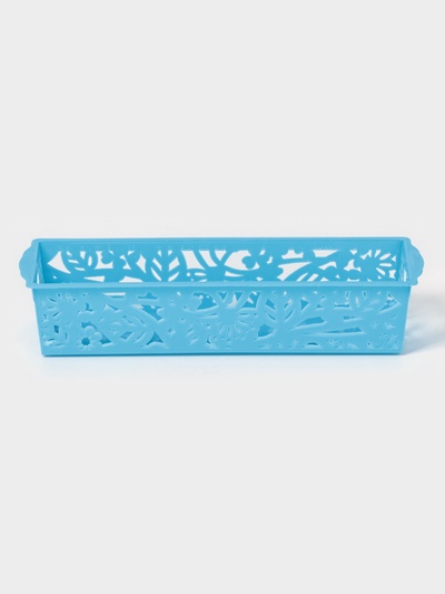 Корзина для хранения «Птицы», пластик, 25×8.5×5 см, МИКС