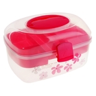 Бокс для хранения, 25х20х17 см, "Цветы", микс цвета - Фото 1