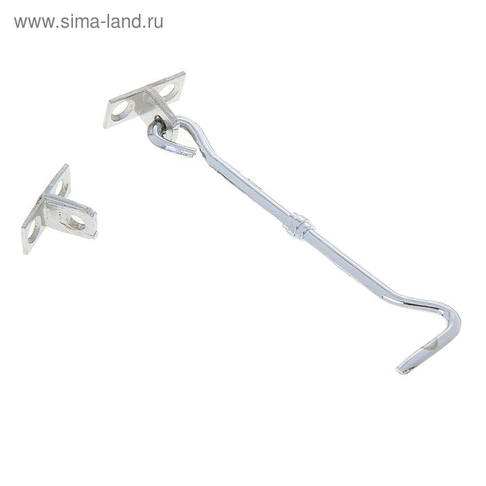 Крючок ветровой (мод.107-2), цвет хром - Фото 1