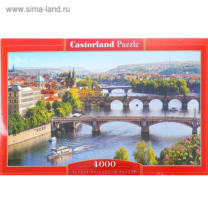 Пазл "Река Влтава. Прага", 4000 элементов - Фото 1