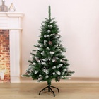 Искусственная ёлка с инеем «Зимнее волшебство. Шик», 120 см, 280 ПВХ веток шарнирные - Фото 2