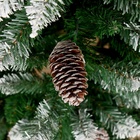 Искусственная ёлка с инеем «Зимнее волшебство. Шик», 120 см, 280 ПВХ веток шарнирные - Фото 3