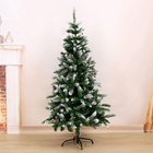 Искусственная ёлка с инеем «Зимнее волшебство. Шик», 150 см, d нижнего яруса 90 см, 448 ПВХ веток шарнирные - Фото 2