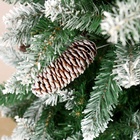 Искусственная ёлка с инеем «Зимнее волшебство. Шик», 150 см, d нижнего яруса 90 см, 448 ПВХ веток шарнирные - Фото 3