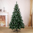 Искусственная ёлка с инеем «Зимнее волшебство. Шик», 180 см, d нижнего яруса 115 см, 824 ПВХ ветки шарнирные - Фото 2