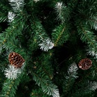 Искусственная ёлка с инеем «Зимнее волшебство. Шик», 180 см, d нижнего яруса 115 см, 824 ПВХ ветки шарнирные - Фото 3