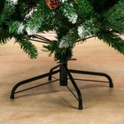 Искусственная ёлка с инеем «Зимнее волшебство. Шик», 180 см, d нижнего яруса 115 см, 824 ПВХ ветки шарнирные - Фото 4