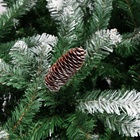 Искусственная ёлка с инеем «Зимнее волшебство. Шик», 210 см, 1144 ПВХ веток шарнирные - Фото 3