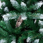 Искусственная ёлка с шишками и инеем «Зимнее волшебство. Шик», 240 см, d нижнего яруса, 125 см, 1496 ПВХ веток на крючках - Фото 3