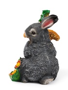Садовая фигура из полистоуна «Зайка с лукошком», 33.5×28×28 см - Фото 6