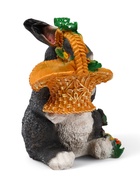 Садовая фигура из полистоуна «Зайка с лукошком», 33.5×28×28 см - Фото 8