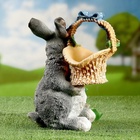 Садовая фигура из полистоуна «Зайка с лукошком», 33.5×28×28 см - Фото 16