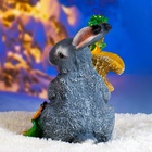 Садовая фигура из полистоуна «Зайка с лукошком», 33.5×28×28 см - Фото 14