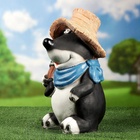 Садовая фигура из полистоуна «Крот в шляпе», 45×26×26 см - Фото 5