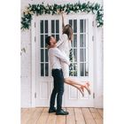 Гирлянда хвойная новогодняя «Зимнее волшебство. Иней», ёлочная, 270 см, d=30 см, 220 веток - Фото 4