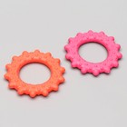 Игрушка жевательная "Кольцо с шипами", TPR, 8,5 см, микс цветов - Фото 2