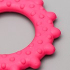 Игрушка жевательная "Кольцо с шипами", TPR, 8,5 см, микс цветов - Фото 3