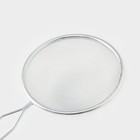 Сито для просеивания Доляна «Помощник», d=8.5 см, нержавеющая сталь - Фото 3