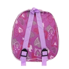 Рюкзак детский "Подружки", 1 отдел, на молнии, наружный карман, цвет сиреневый - Фото 3