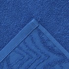 Полотенце махровое "Волна", размер 50х90 см, 300 гр/м2, цвет синий - Фото 2