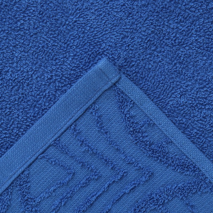 Полотенце махровое банное "Волна", размер 70х130 см, 300 г/м2, цвет синий - фото 1908251209