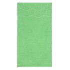 Полотенце махровое "Волна", размер 50х90 см, 300 гр/м2, цвет светло-зелёный - Фото 2