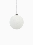 Ёлочные игрушки «Блестящая дымка», шары новогодние, d=8 см, 6 шт., белый - Фото 5