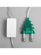 Гирлянда «Нить» 5 м с насадками «Шишки», IP20, прозрачная нить, 20 LED, свечение мульти (RG/RB), мигание, 220 В - Фото 9