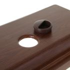 Аквариум панорамный с крышкой, 40 литров, 51 х 23 х 34/39 см, орех - Фото 2