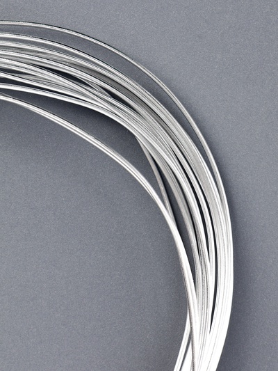 Проволока алюминиевая для поделок и декорирования, 5 м, d=1 мм, серебристая