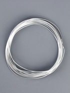 Проволока алюминиевая для поделок и декорирования, 5 м, d=1 мм, серебристая - Фото 3