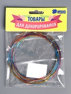 Проволока металлическая для поделок и декорирования, 5 шт. по 80 см, d=1 мм, МИКС 1078936 - фото 16459394